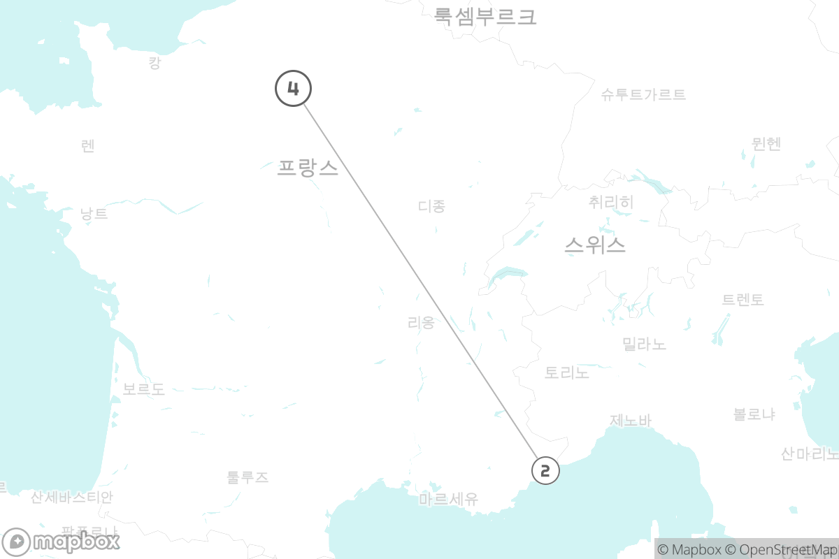 7일 루트 지도