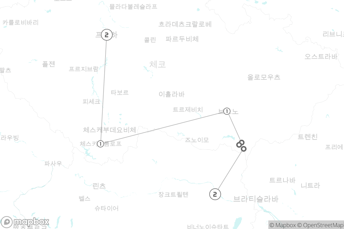 7일 루트 지도