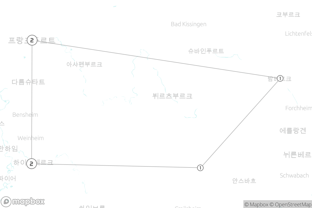 7일 루트 지도