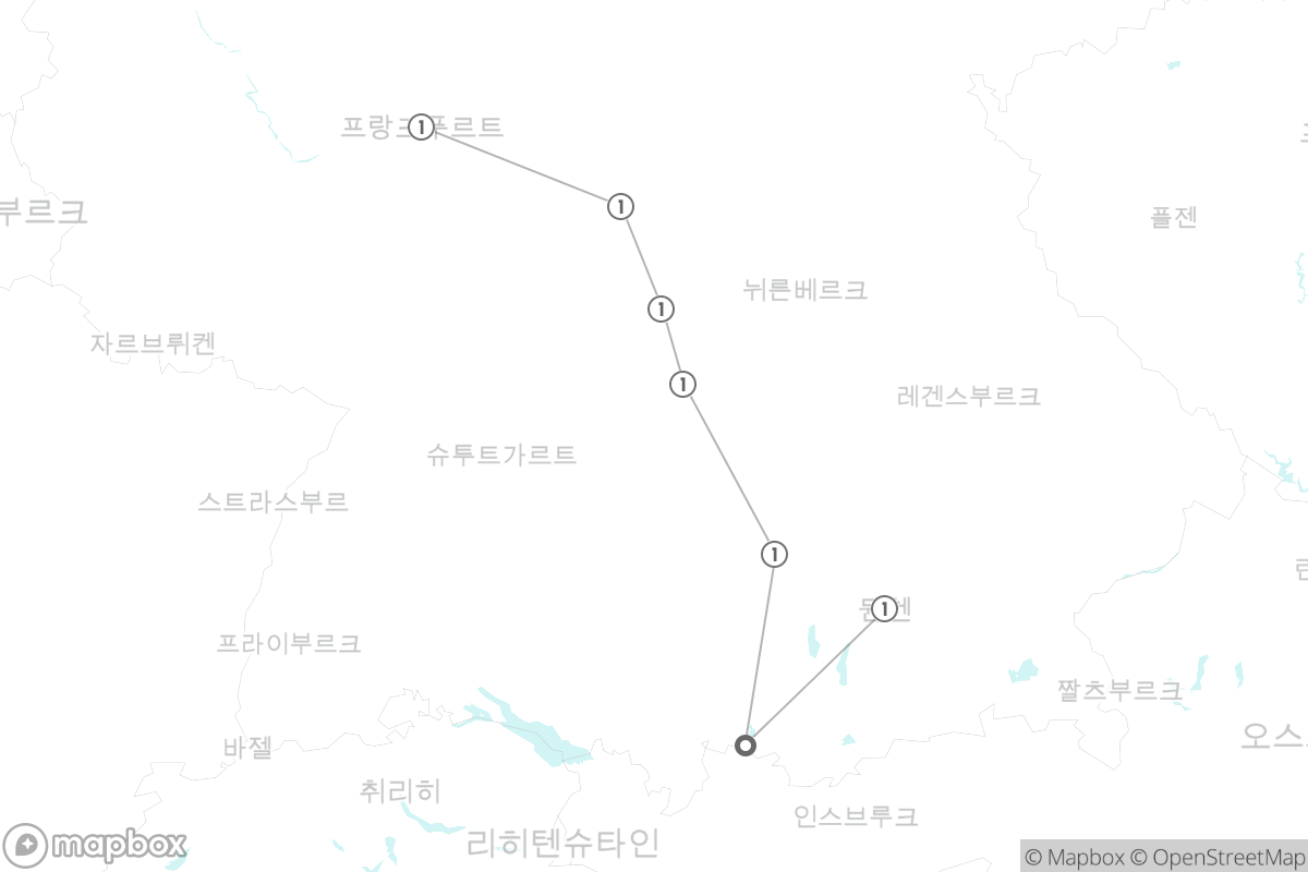 7일 루트 지도