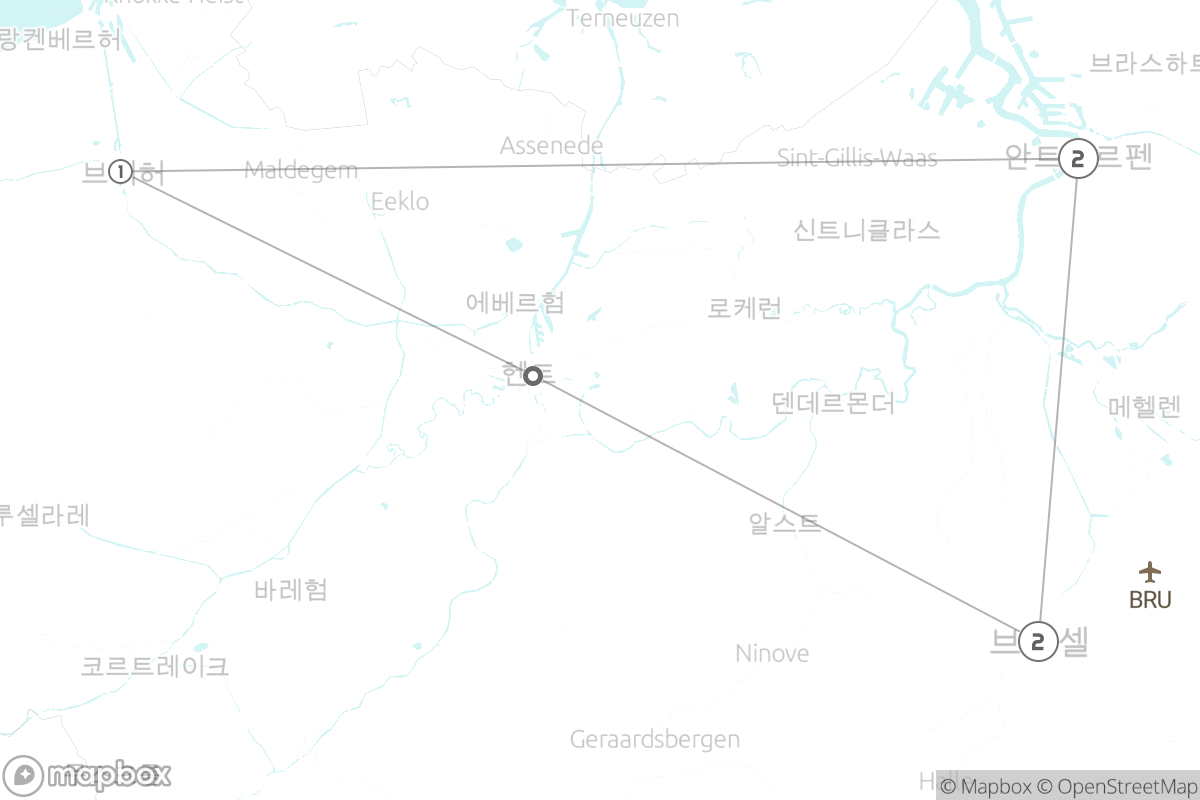 7일 루트 지도