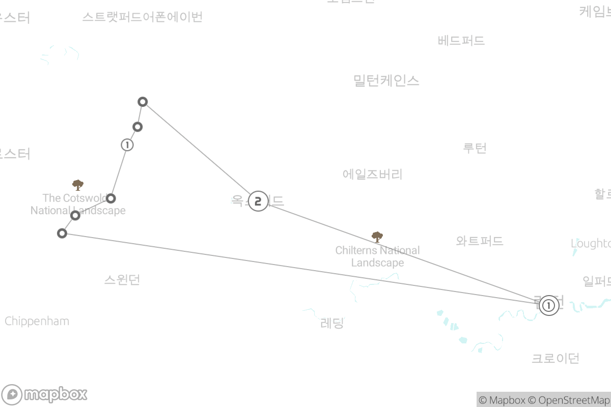 7일 루트 지도