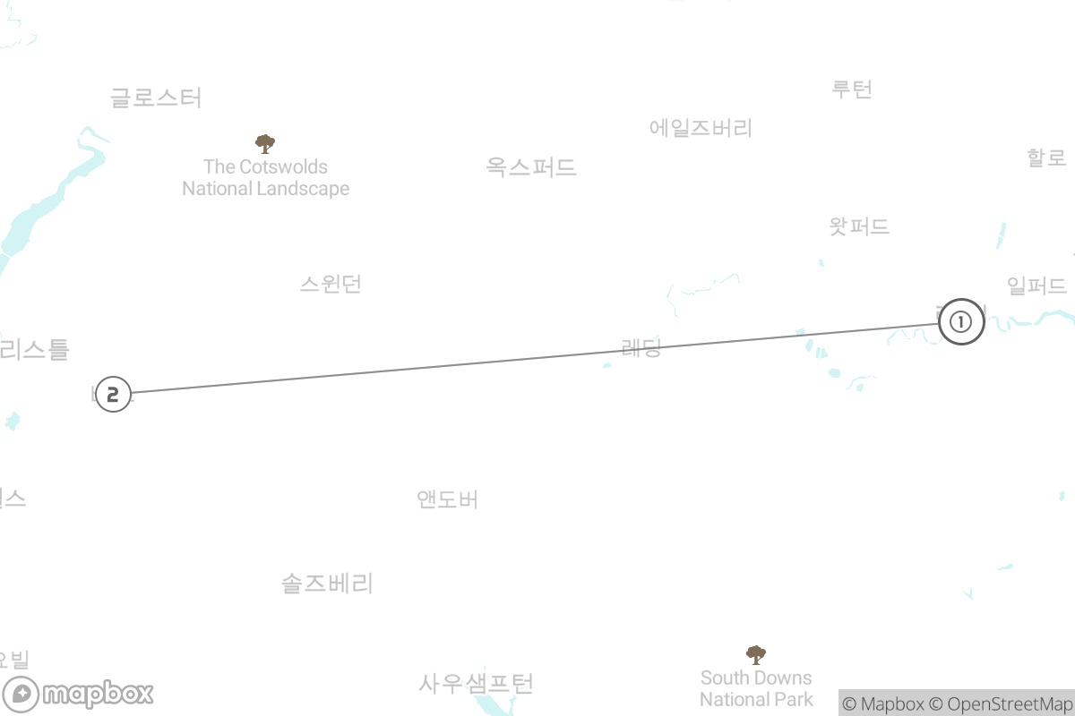 7일 루트 지도