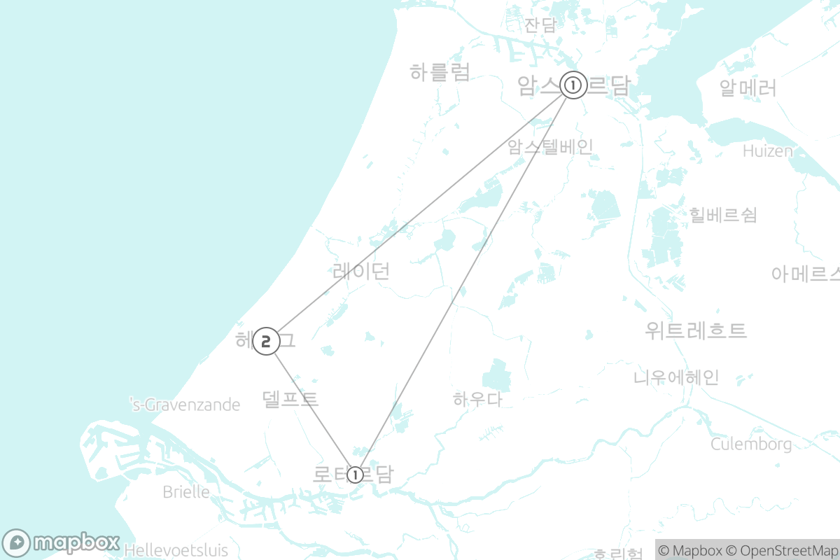 7일 루트 지도