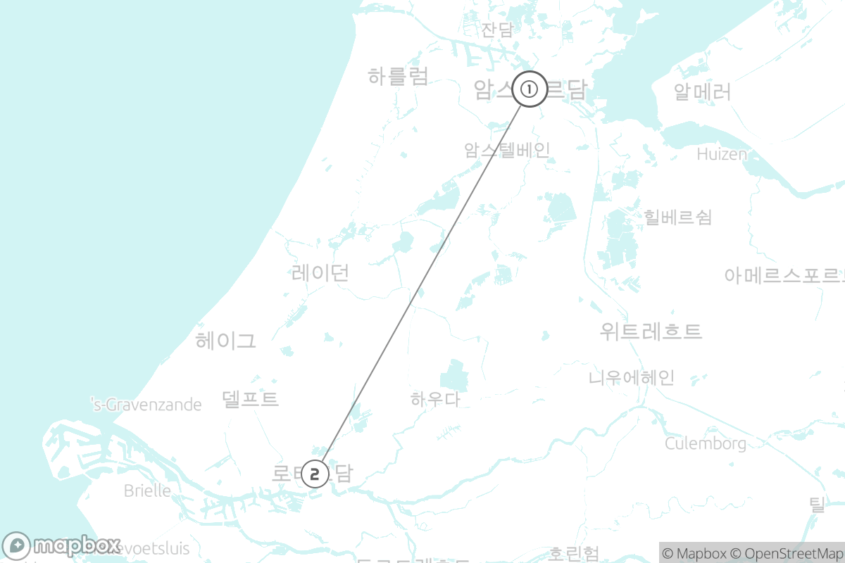 7일 루트 지도