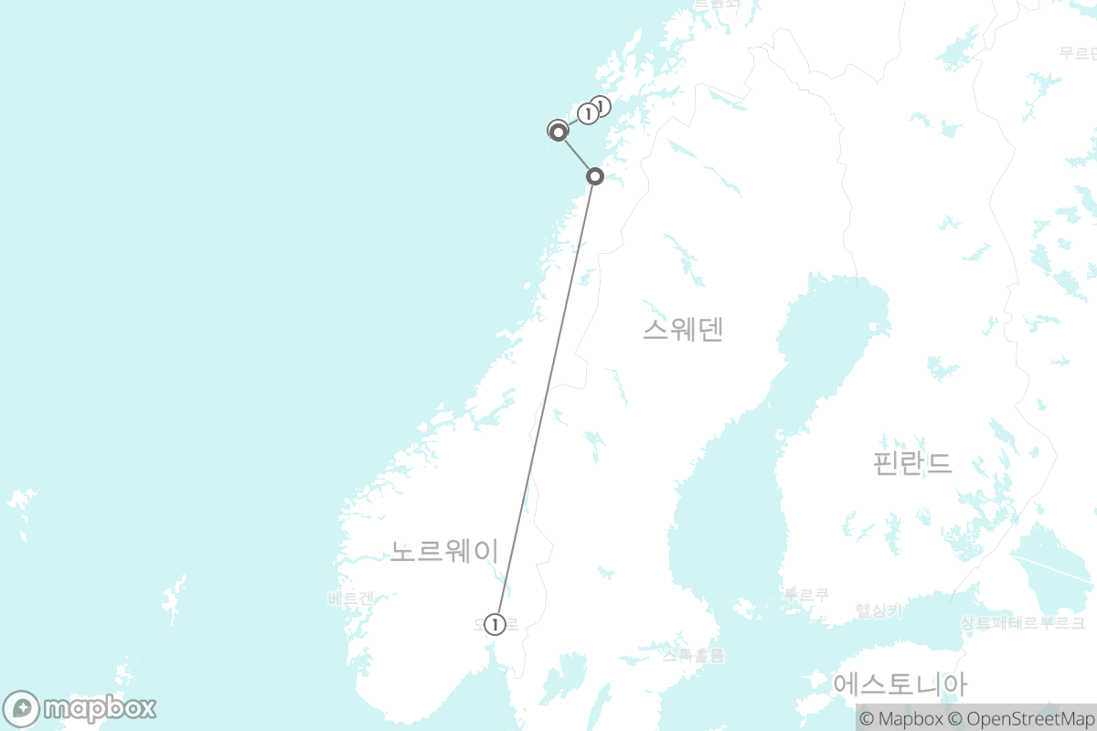 7일 루트 지도