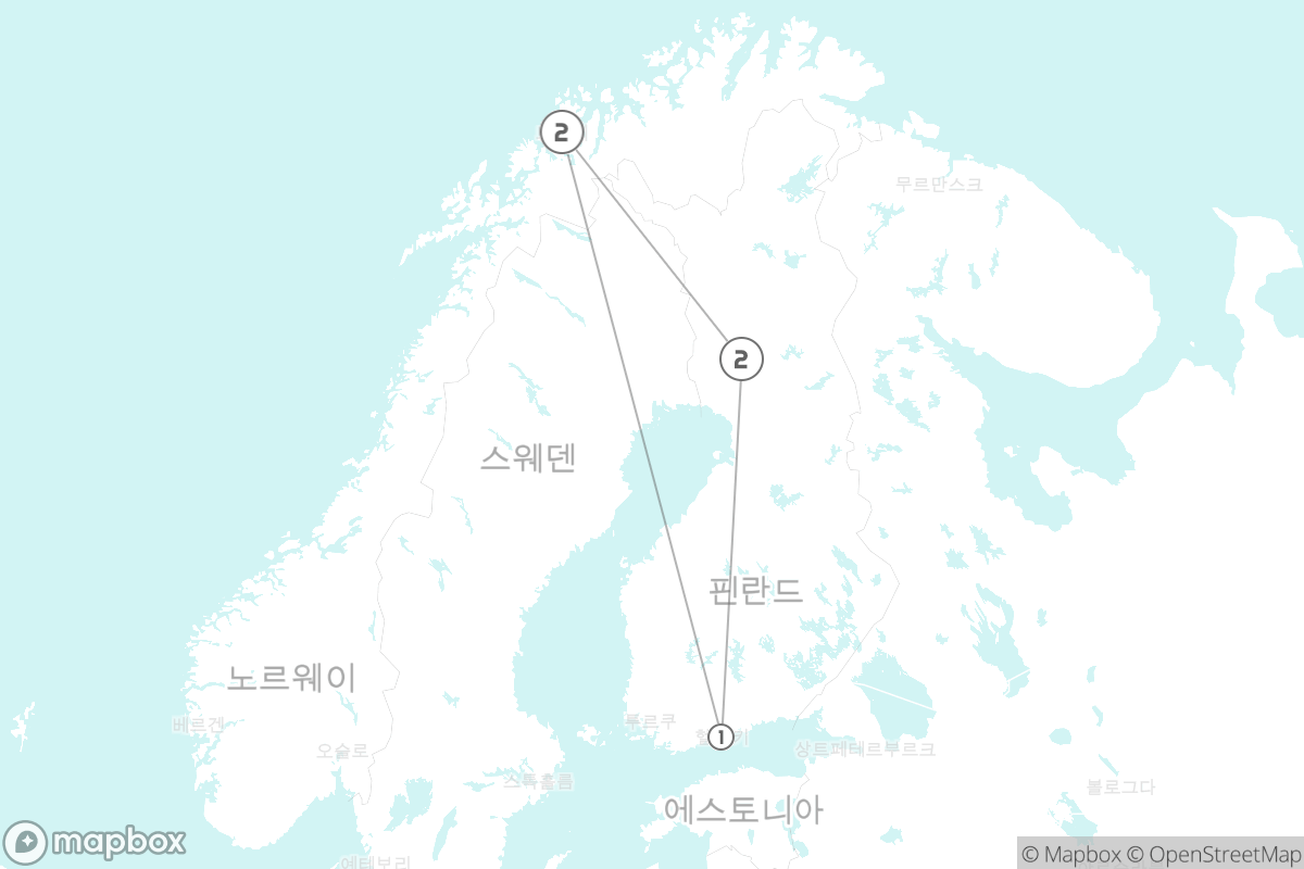 7일 루트 지도