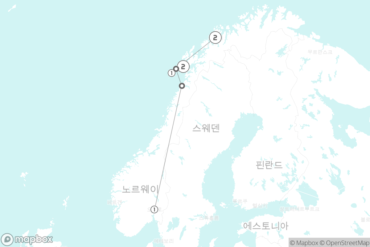7일 루트 지도